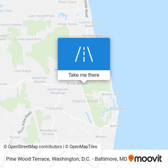 Pine Wood Terrace map