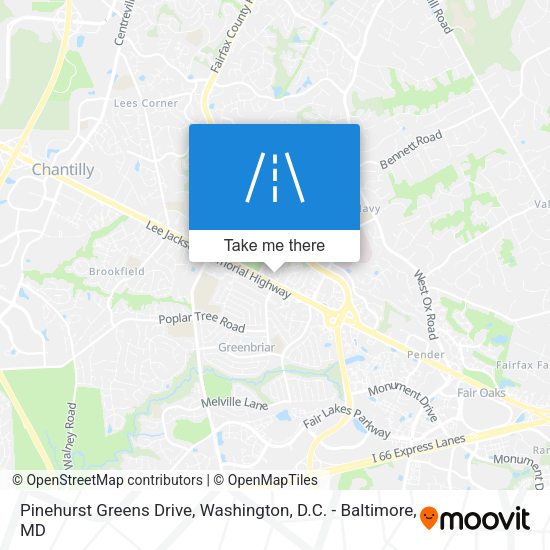 Pinehurst Greens Drive map