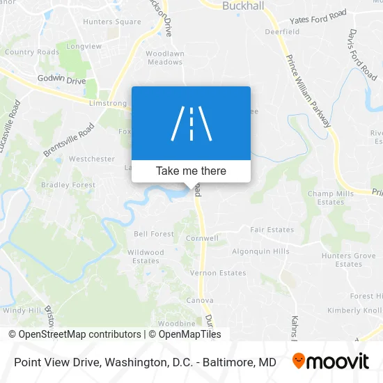 Point View Drive map