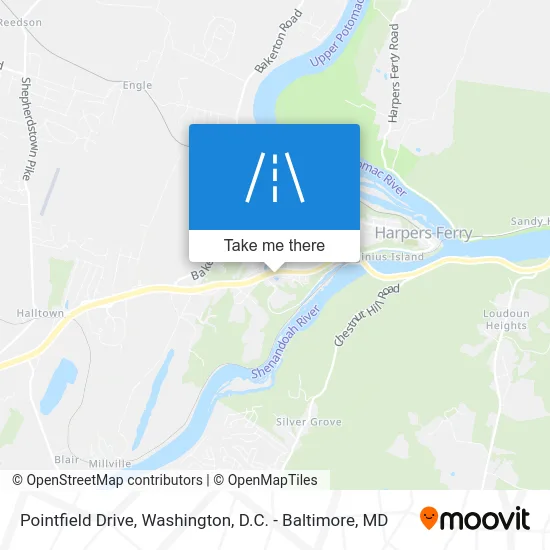 Pointfield Drive map