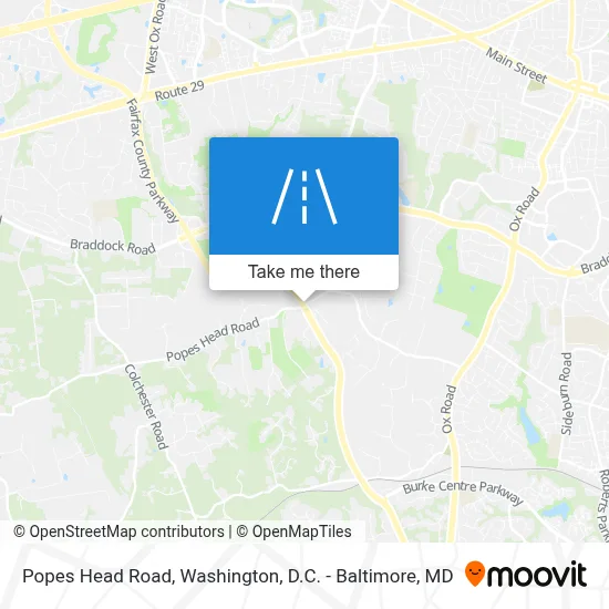 Popes Head Road map