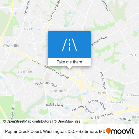 Poplar Creek Court map