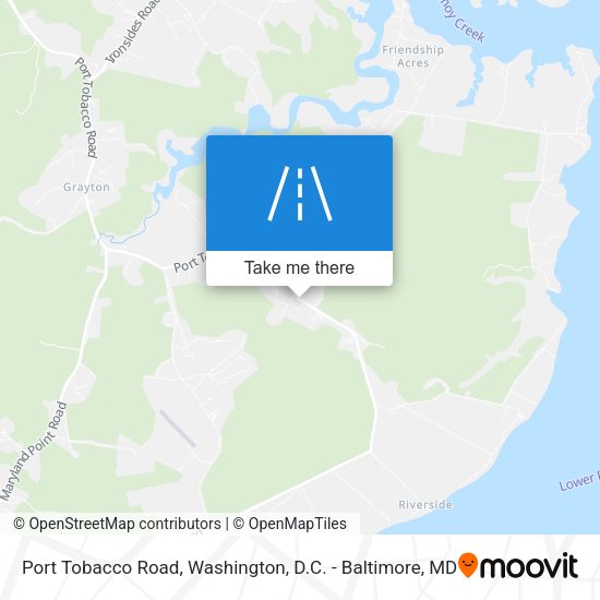 Mapa de Port Tobacco Road
