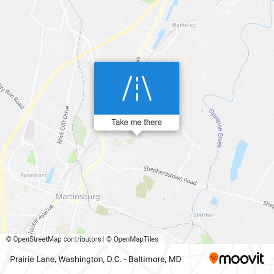 Mapa de Prairie Lane