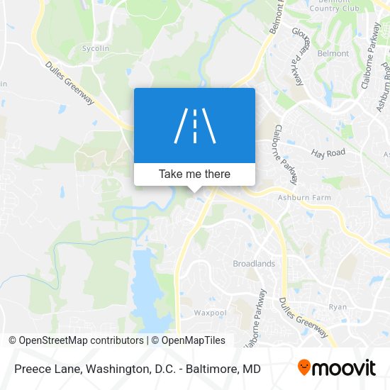 Preece Lane map