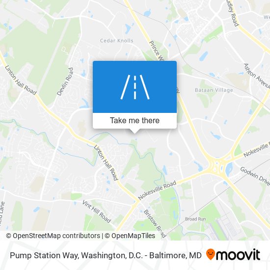 Pump Station Way map