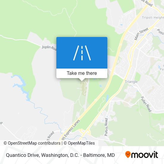 Quantico Drive map