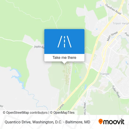 Quantico Drive map