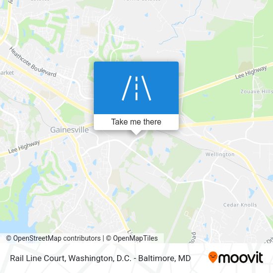 Rail Line Court map