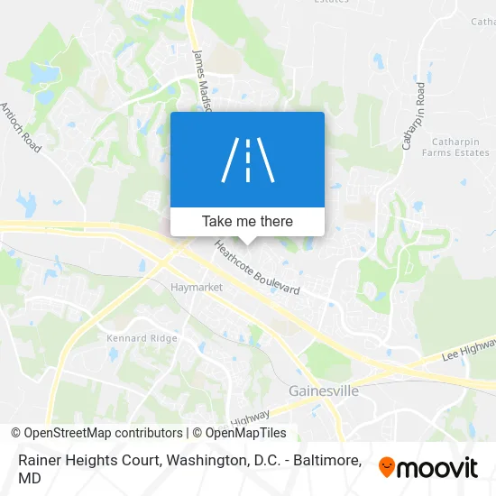 Rainer Heights Court map