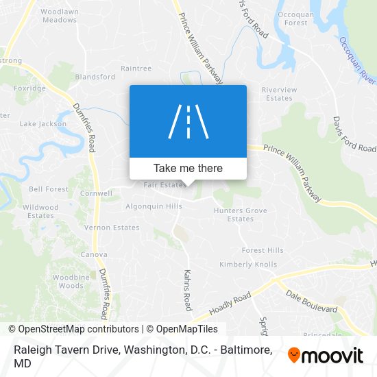 Mapa de Raleigh Tavern Drive