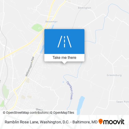 Mapa de Ramblin Rose Lane