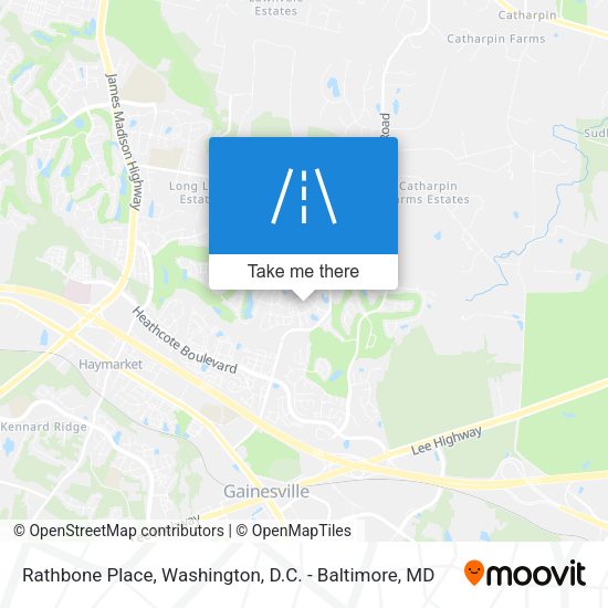 Rathbone Place map