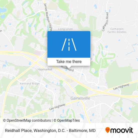 Reidhall Place map