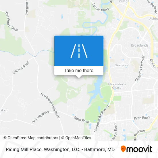 Riding Mill Place map