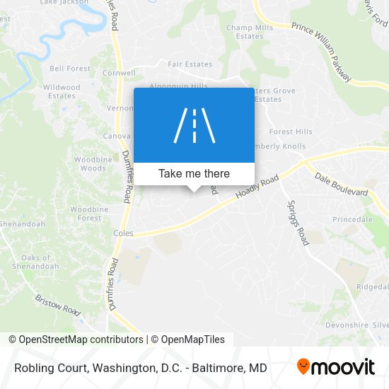 Robling Court map
