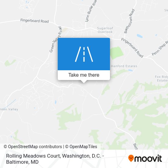 Rolling Meadows Court map