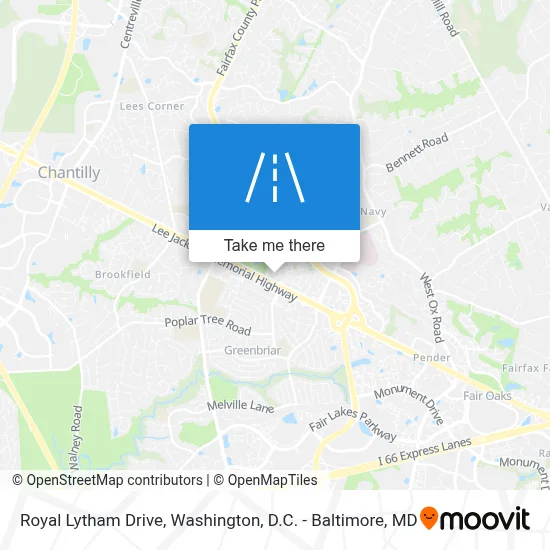 Royal Lytham Drive map