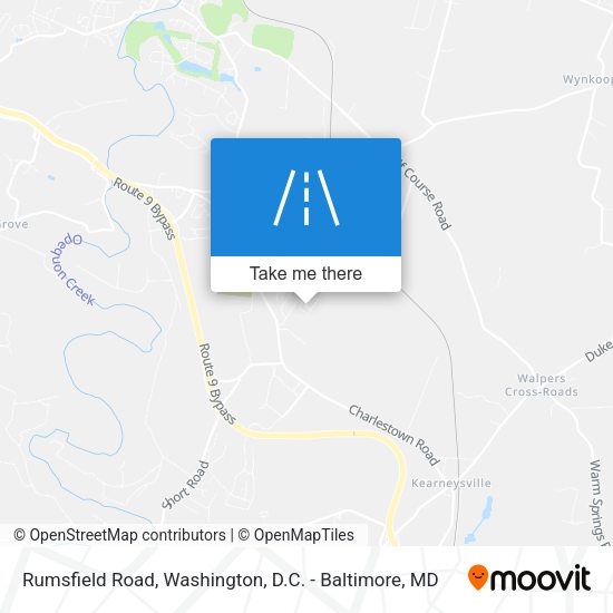 Mapa de Rumsfield Road