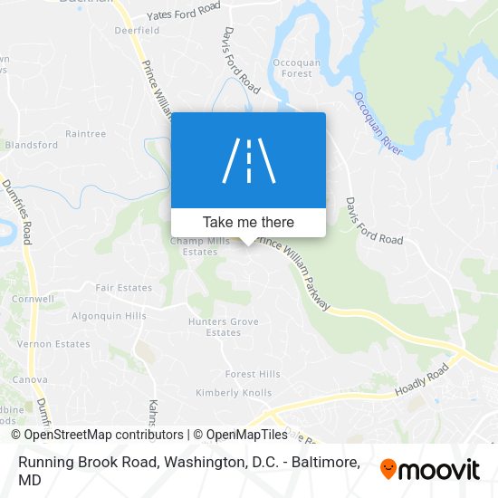 Mapa de Running Brook Road