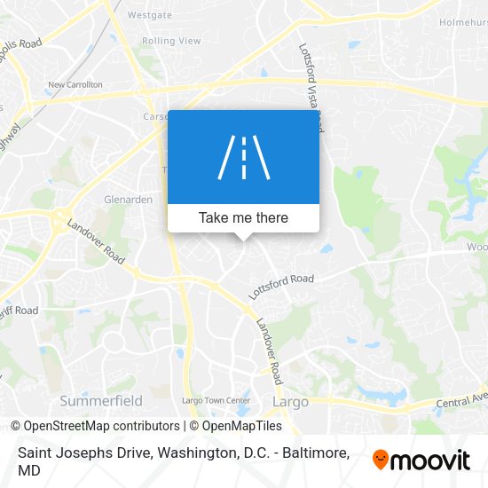 Saint Josephs Drive map
