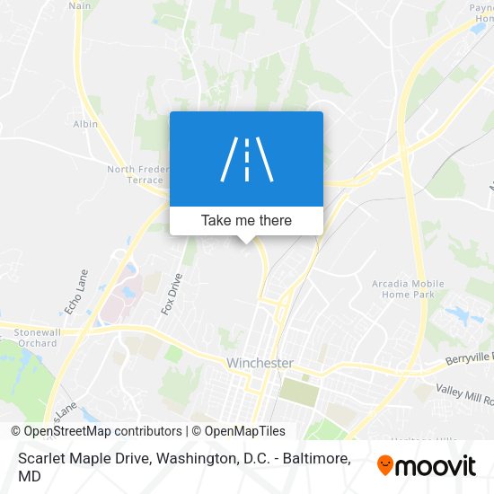 Mapa de Scarlet Maple Drive