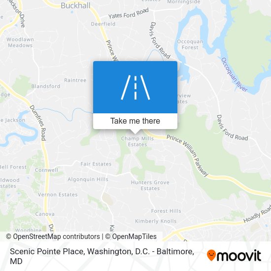 Scenic Pointe Place map