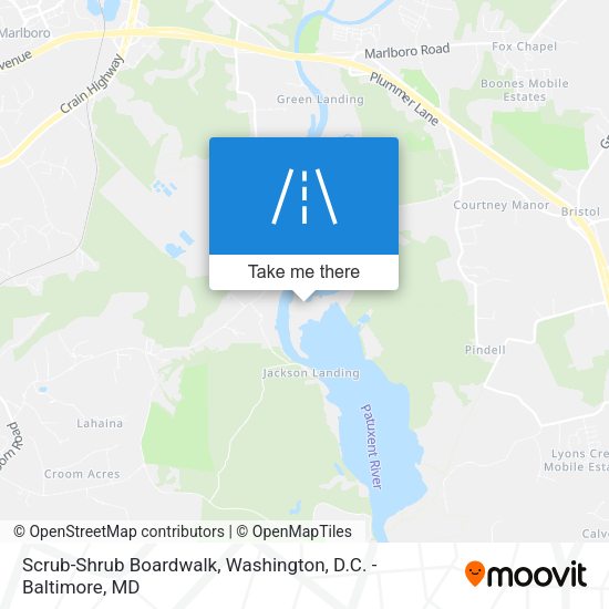 Scrub-Shrub Boardwalk map