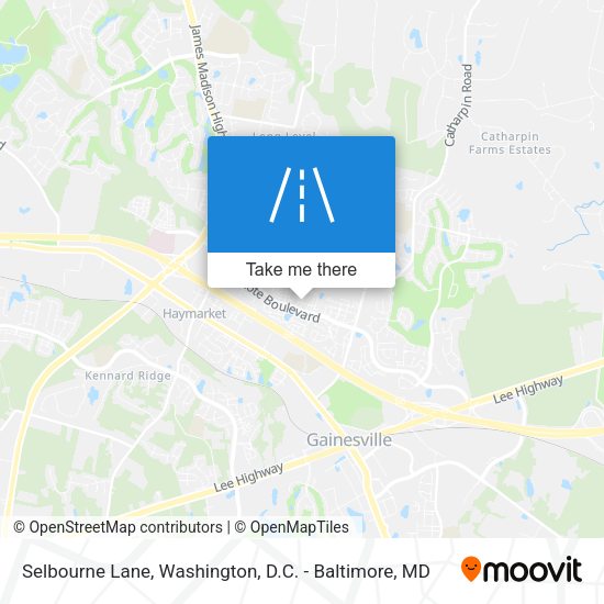Selbourne Lane map