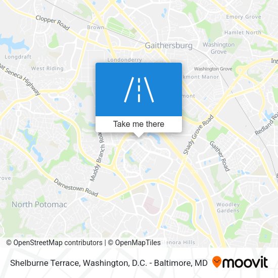 Shelburne Terrace map