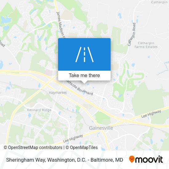 Sheringham Way map