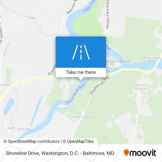 Mapa de Shoreline Drive