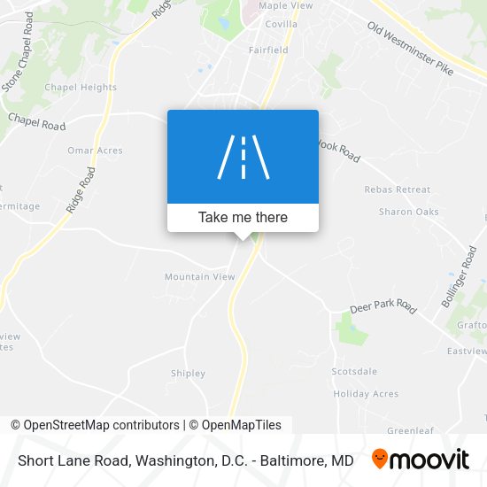 Mapa de Short Lane Road