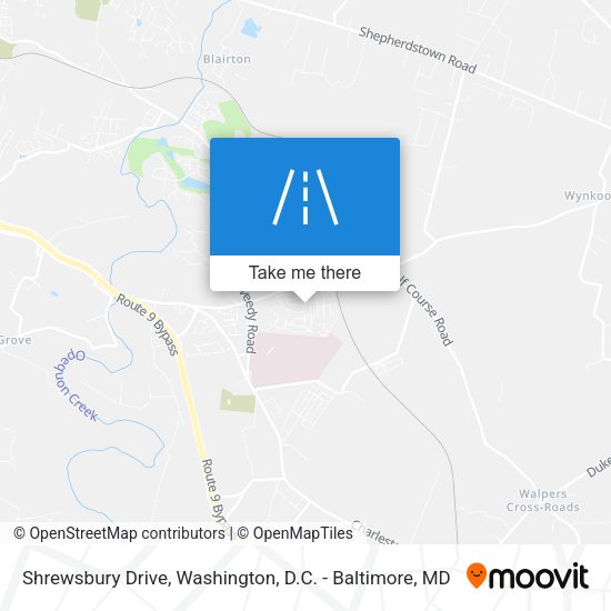Shrewsbury Drive map