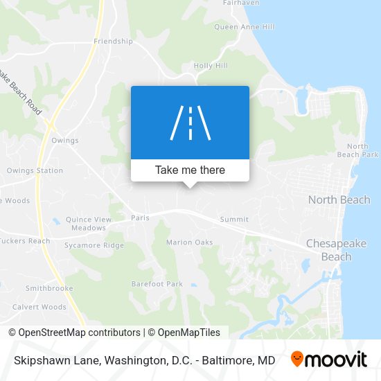 Skipshawn Lane map