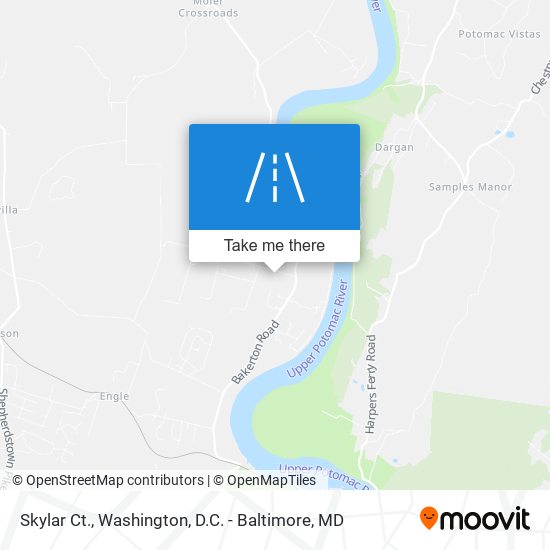 Mapa de Skylar Ct.