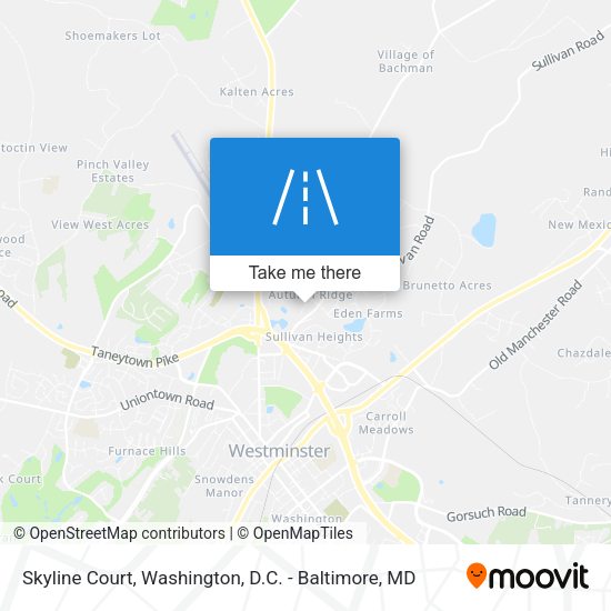 Mapa de Skyline Court