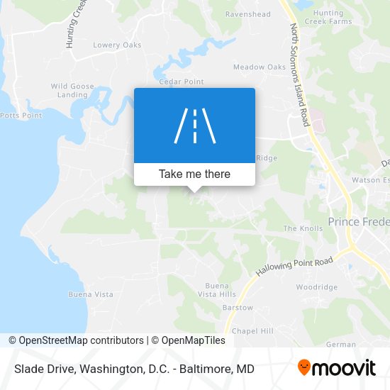 Slade Drive map