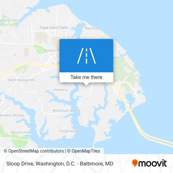 Sloop Drive map