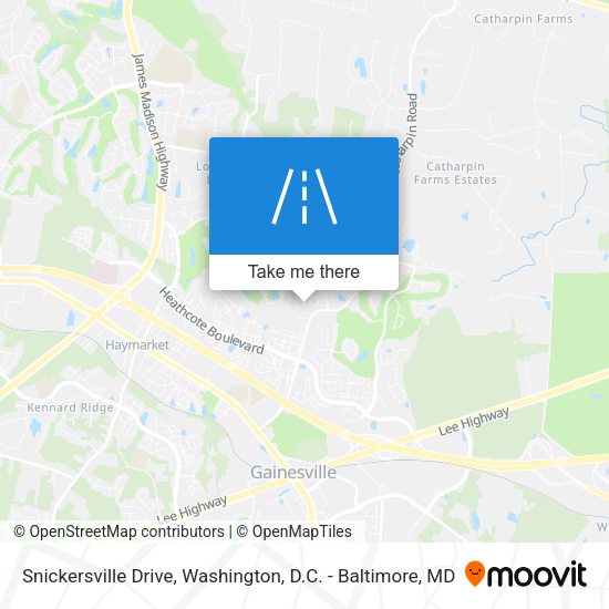 Mapa de Snickersville Drive