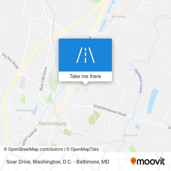 Soar Drive map