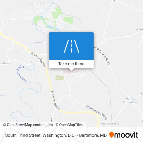 South Third Street map