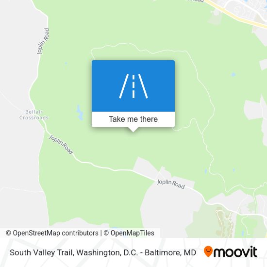 South Valley Trail map
