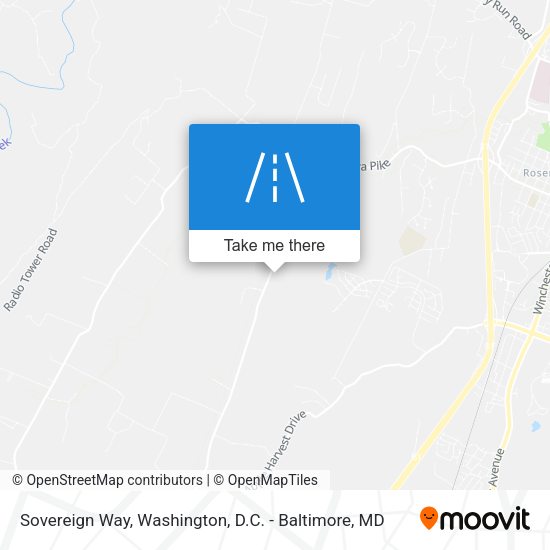 Sovereign Way map