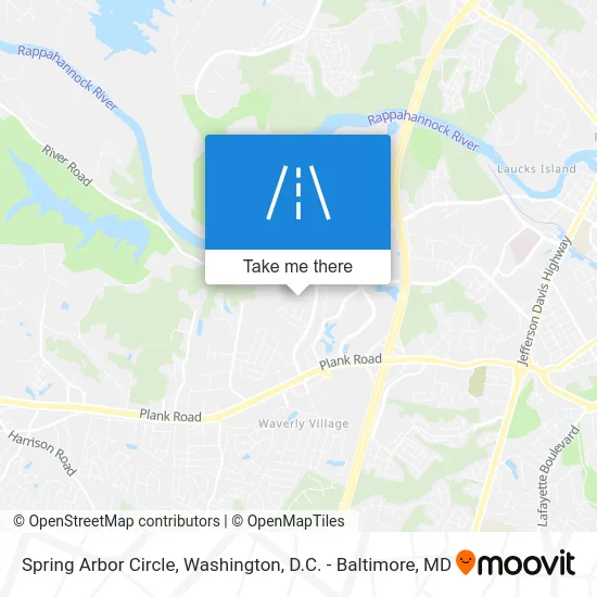 Spring Arbor Circle map