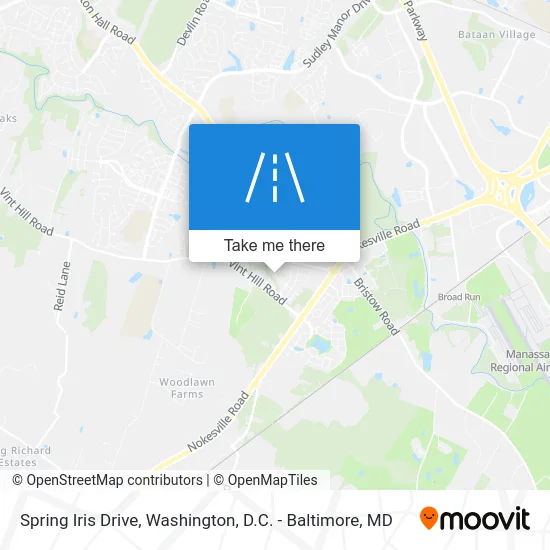 Spring Iris Drive map