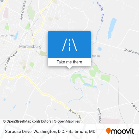 Sprouse Drive map