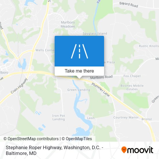 Mapa de Stephanie Roper Highway