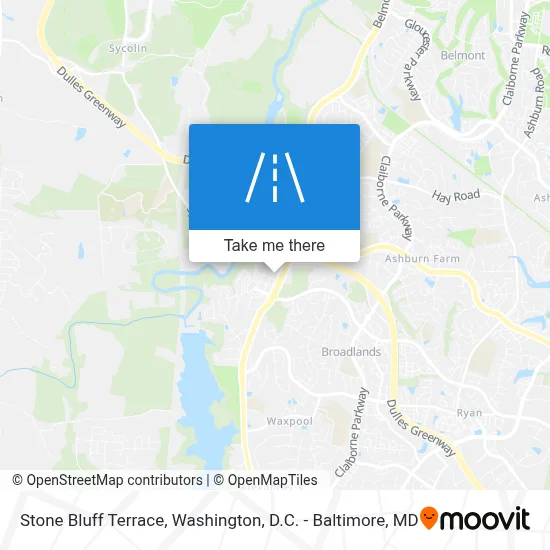 Stone Bluff Terrace map