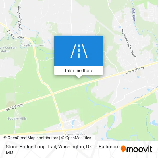 Stone Bridge Loop Trail map